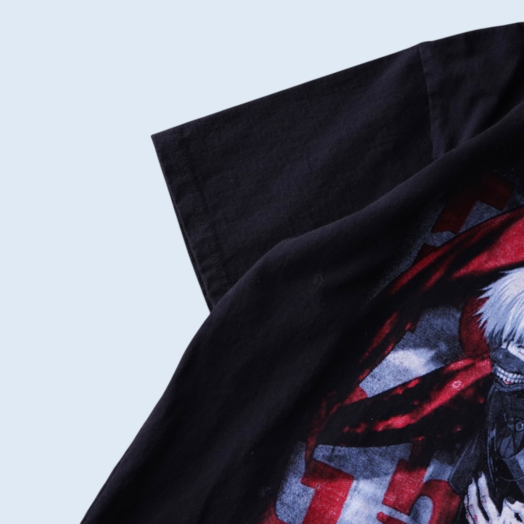 "指ポキ白カネキ / 東京喰種" print tee