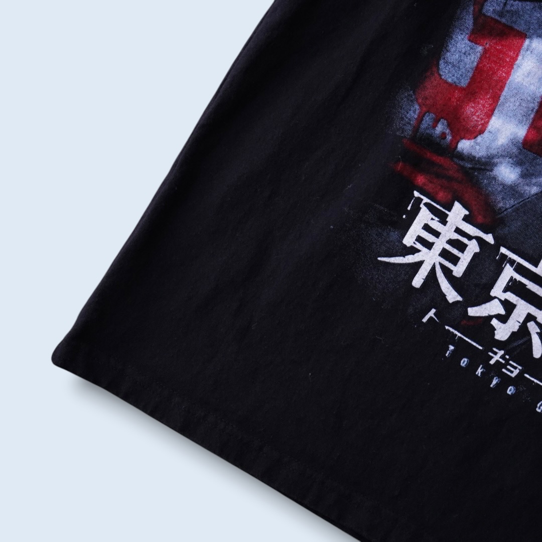 "指ポキ白カネキ / 東京喰種" print tee