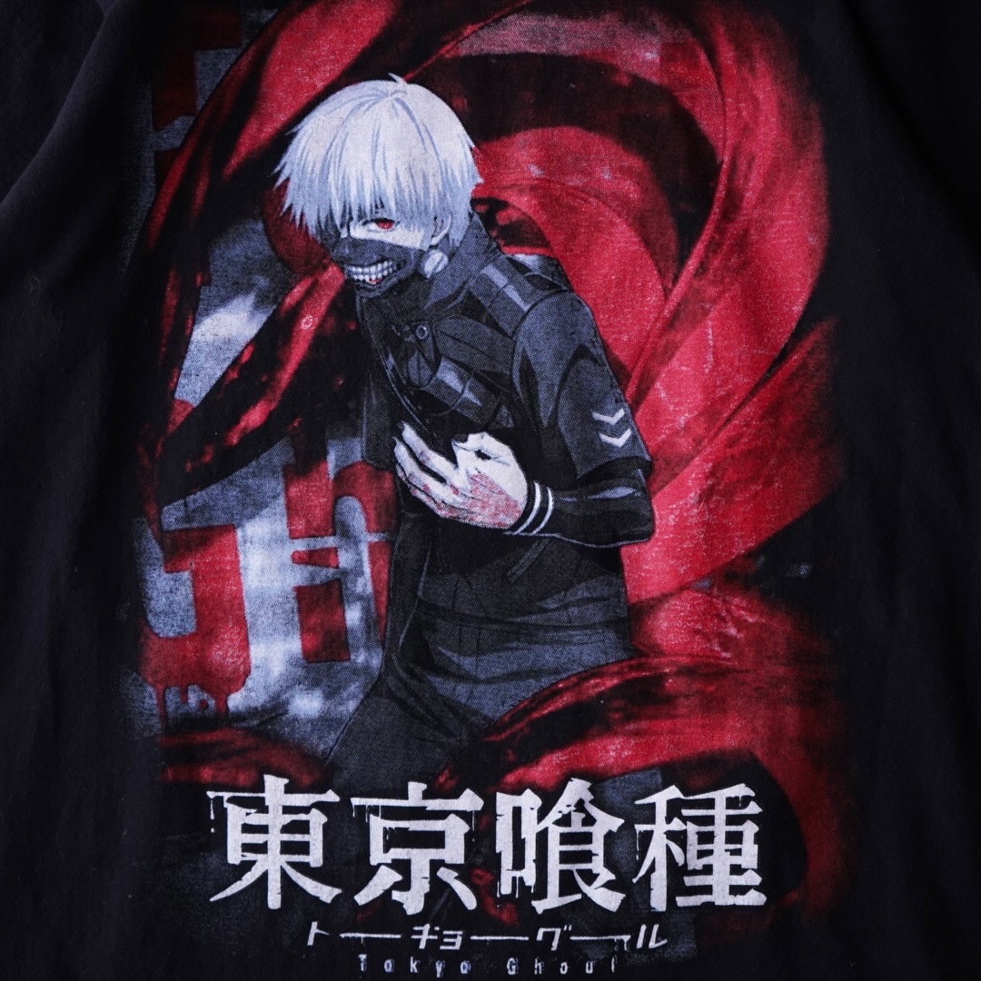 "指ポキ白カネキ / 東京喰種" print tee