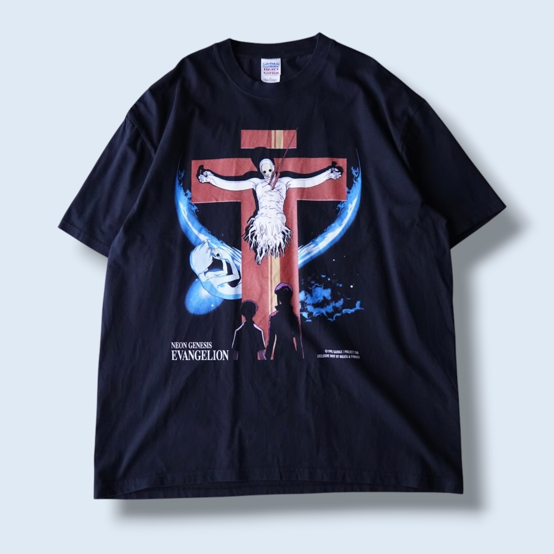 "リリス×サードインパクトリャンメン / エヴァンゲリオン" double side print tee