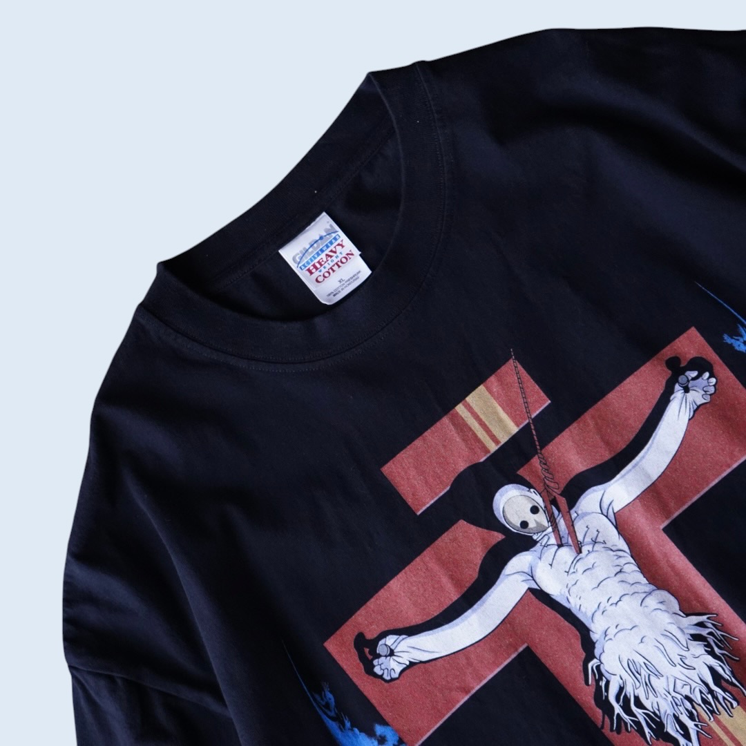 "リリス×サードインパクトリャンメン / エヴァンゲリオン" double side print tee
