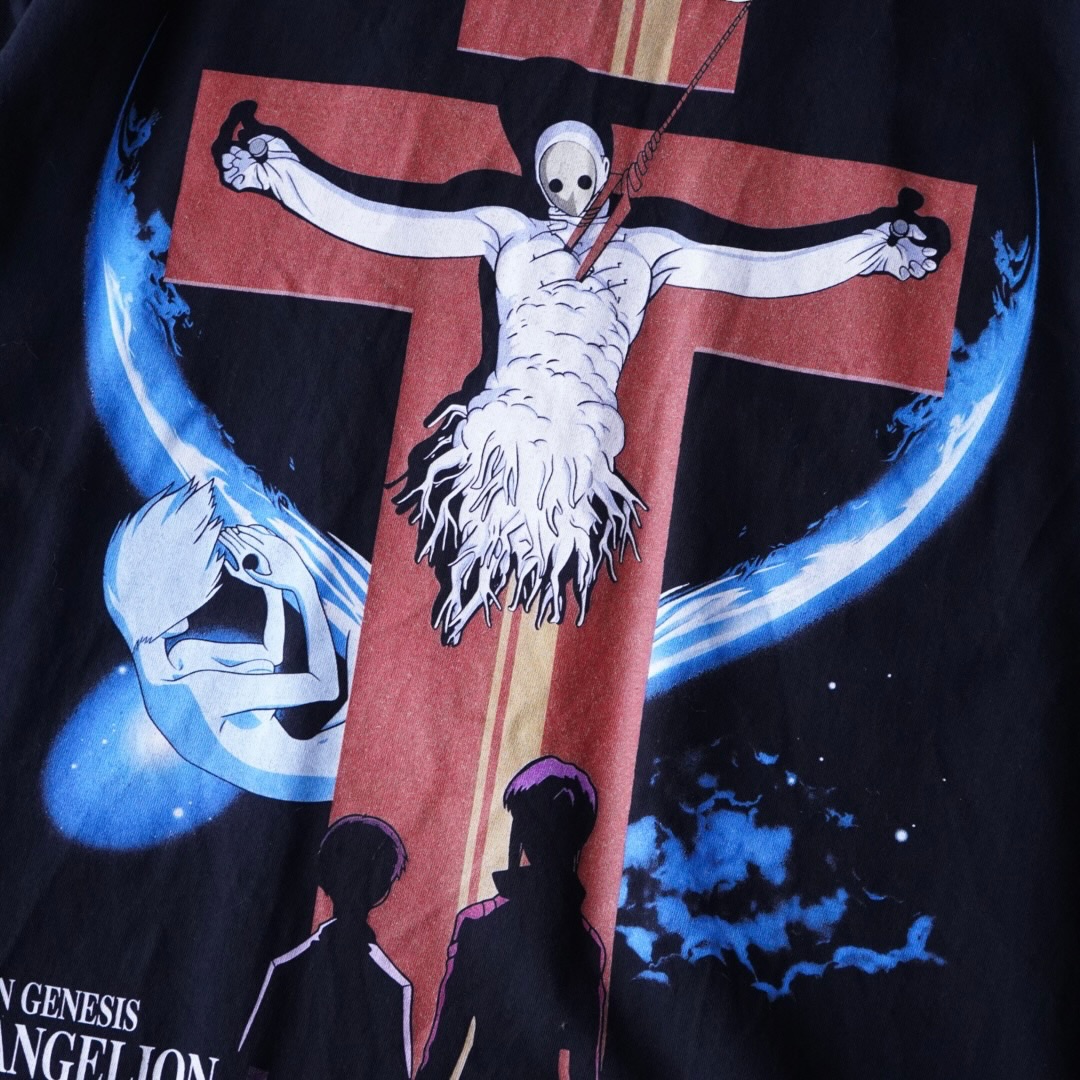 "リリス×サードインパクトリャンメン / エヴァンゲリオン" double side print tee