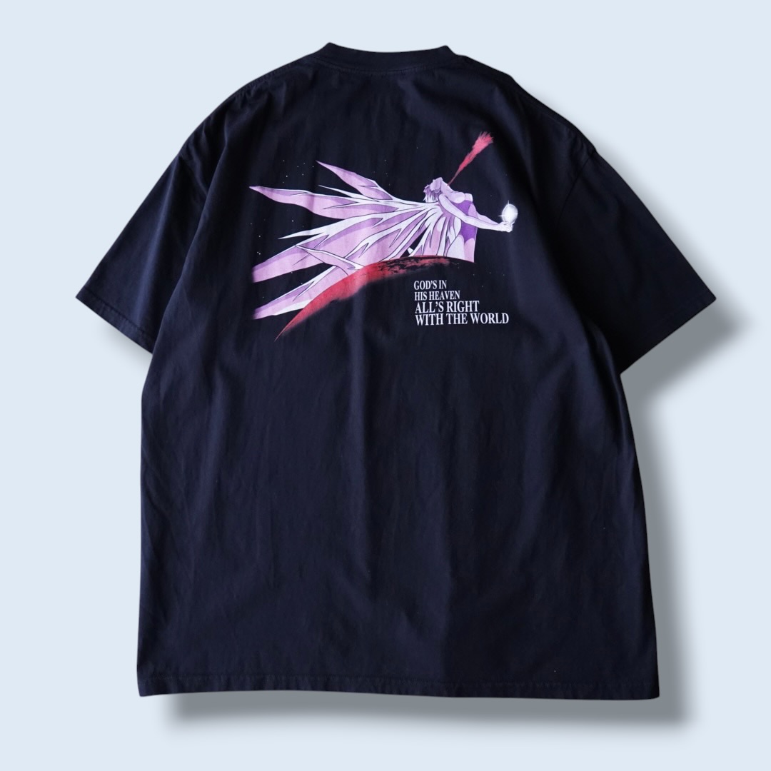 "リリス×サードインパクトリャンメン / エヴァンゲリオン" double side print tee