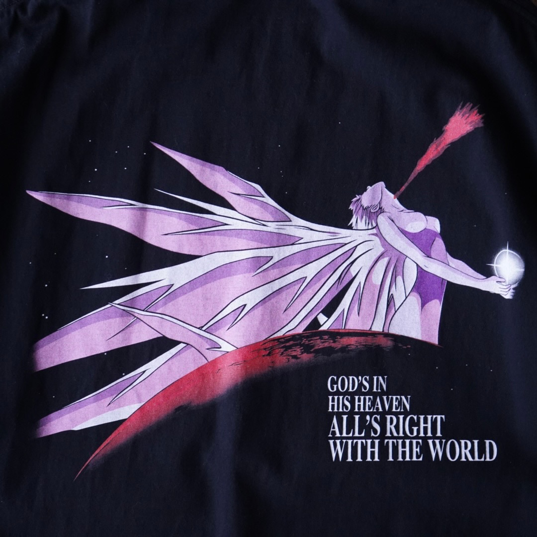 "リリス×サードインパクトリャンメン / エヴァンゲリオン" double side print tee
