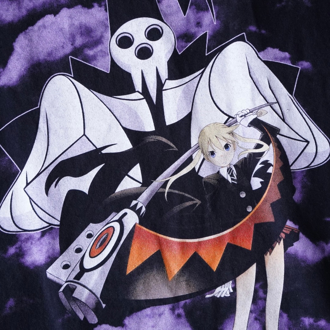 "マカ&死神様 / ソウルイーター" print tee