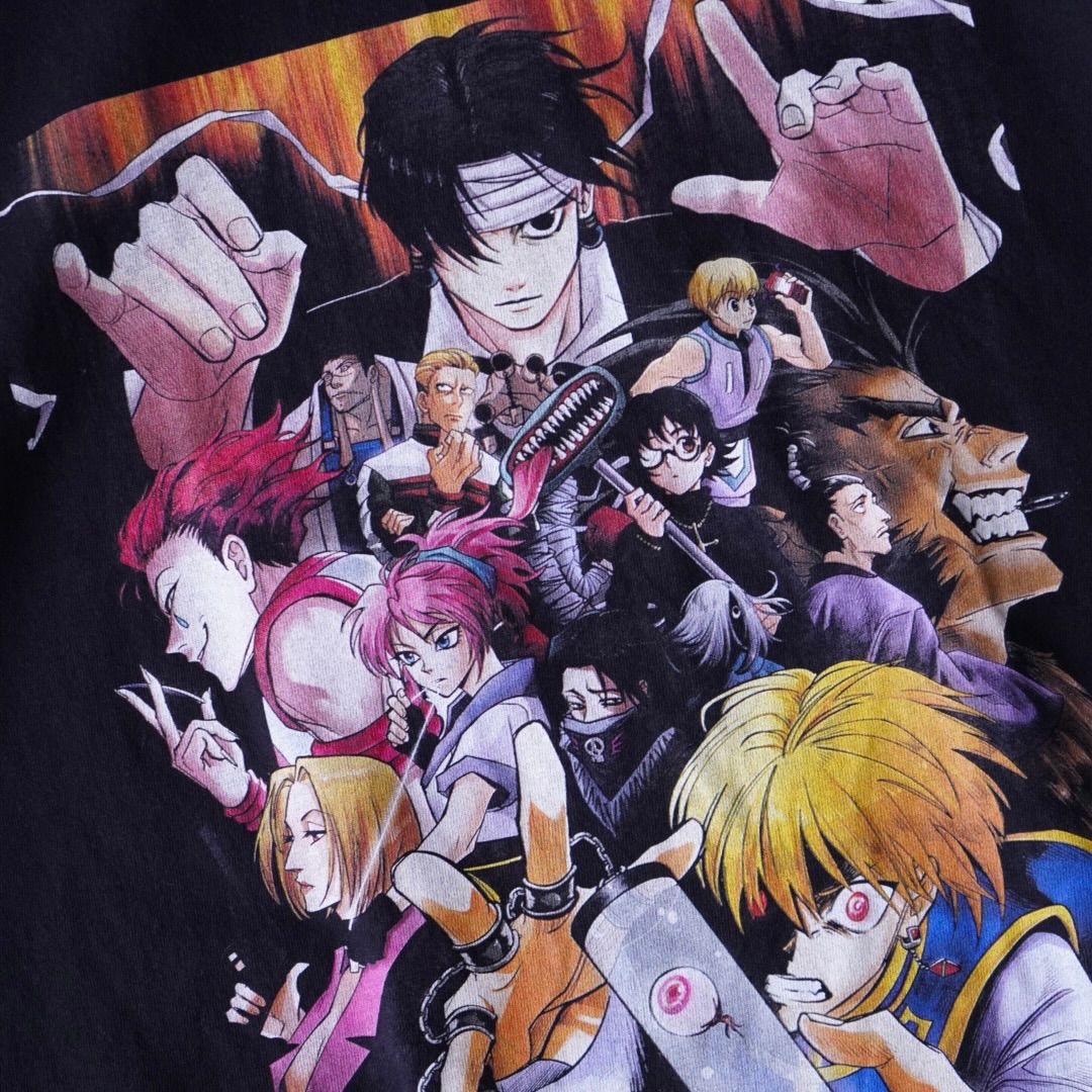 "クラピカVS旅団 / HUNTER×HUNTER" print tee
