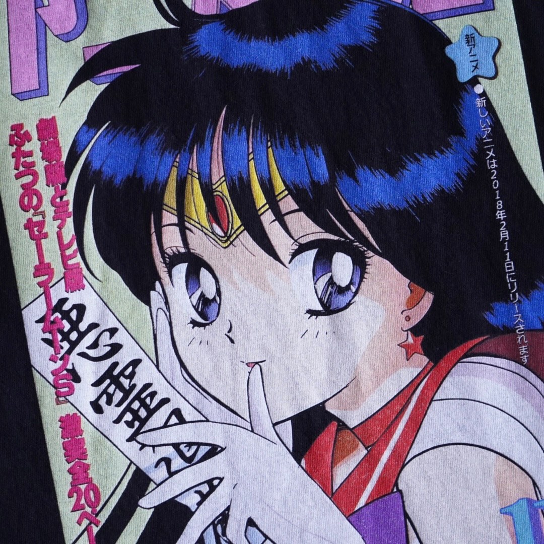"初期絵セーラーマーズ / セーラームーン" print tee