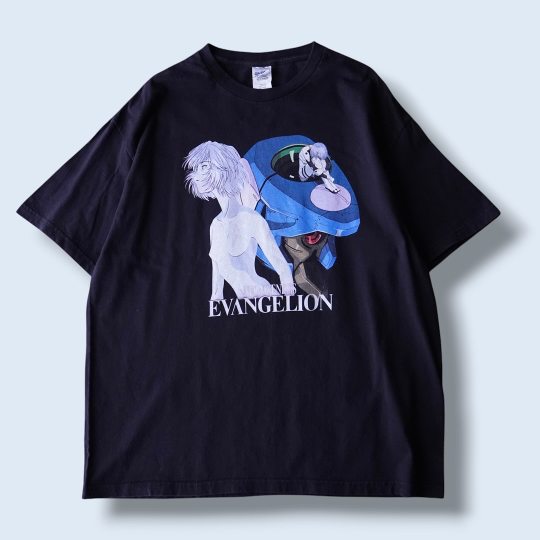"綾波&零号機 / エヴァンゲリオン" print tee