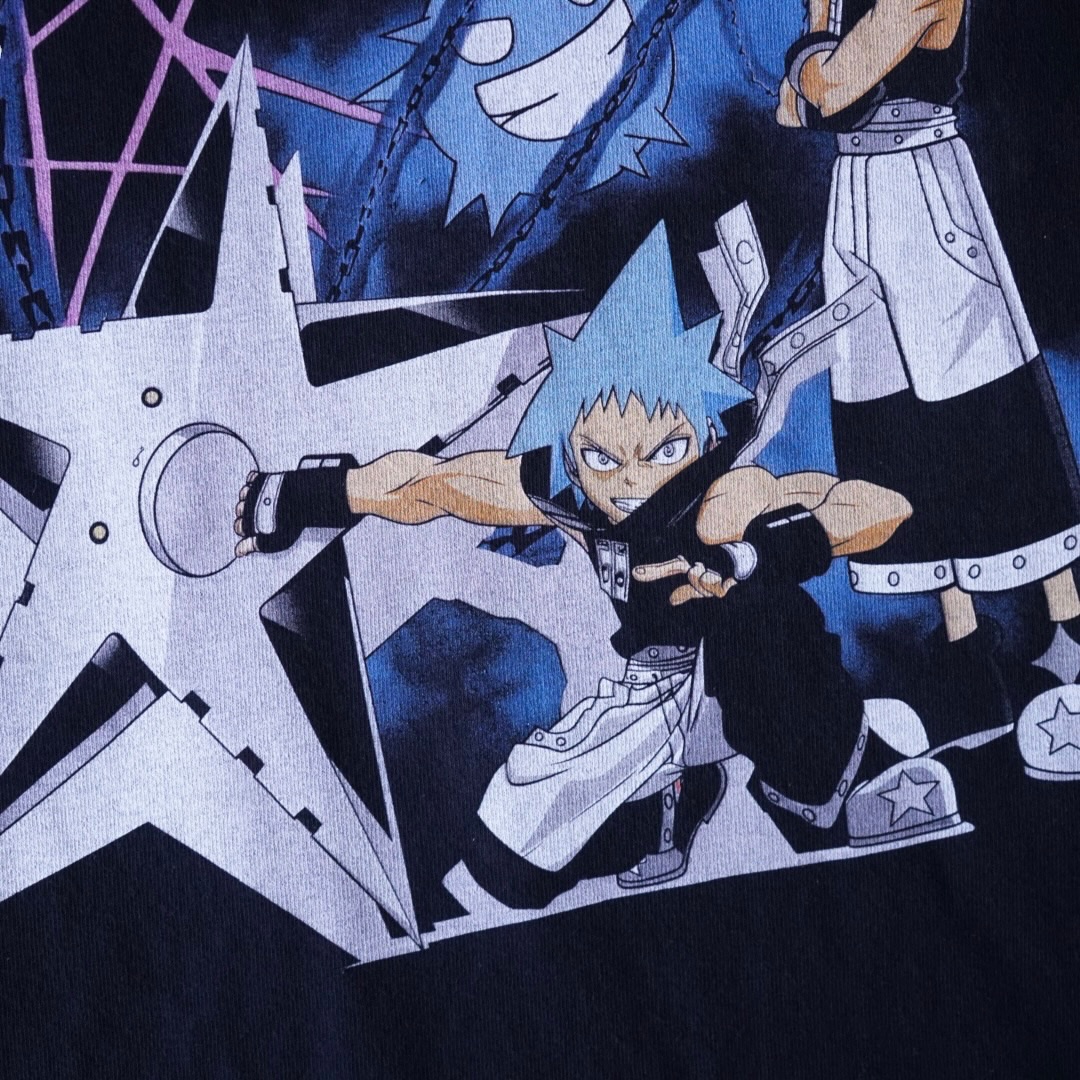 "ブラックスターのピン / ソウルイーター" print tee