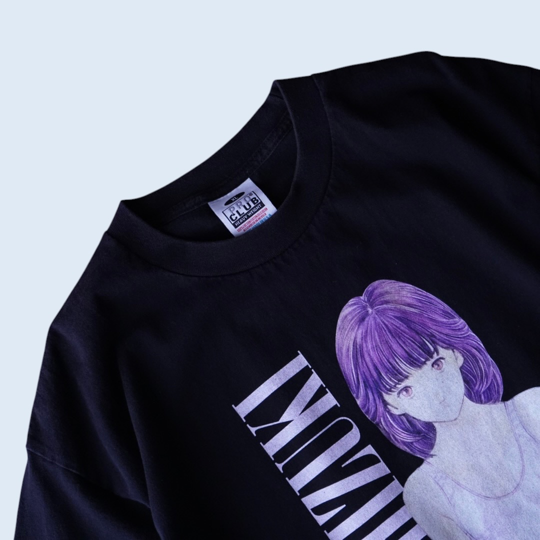 "スク水伊織のピン / I"s" print tee