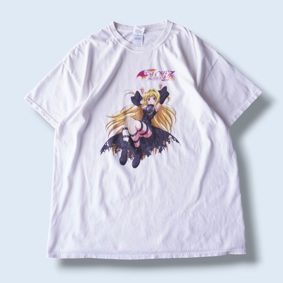"猫ポーズヤミちゃん / ToLOVEる" print tee