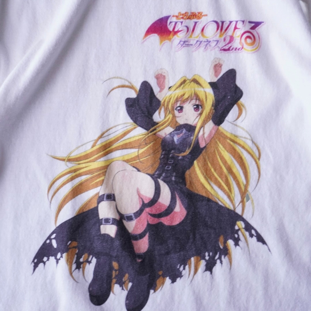 "猫ポーズヤミちゃん / ToLOVEる" print tee