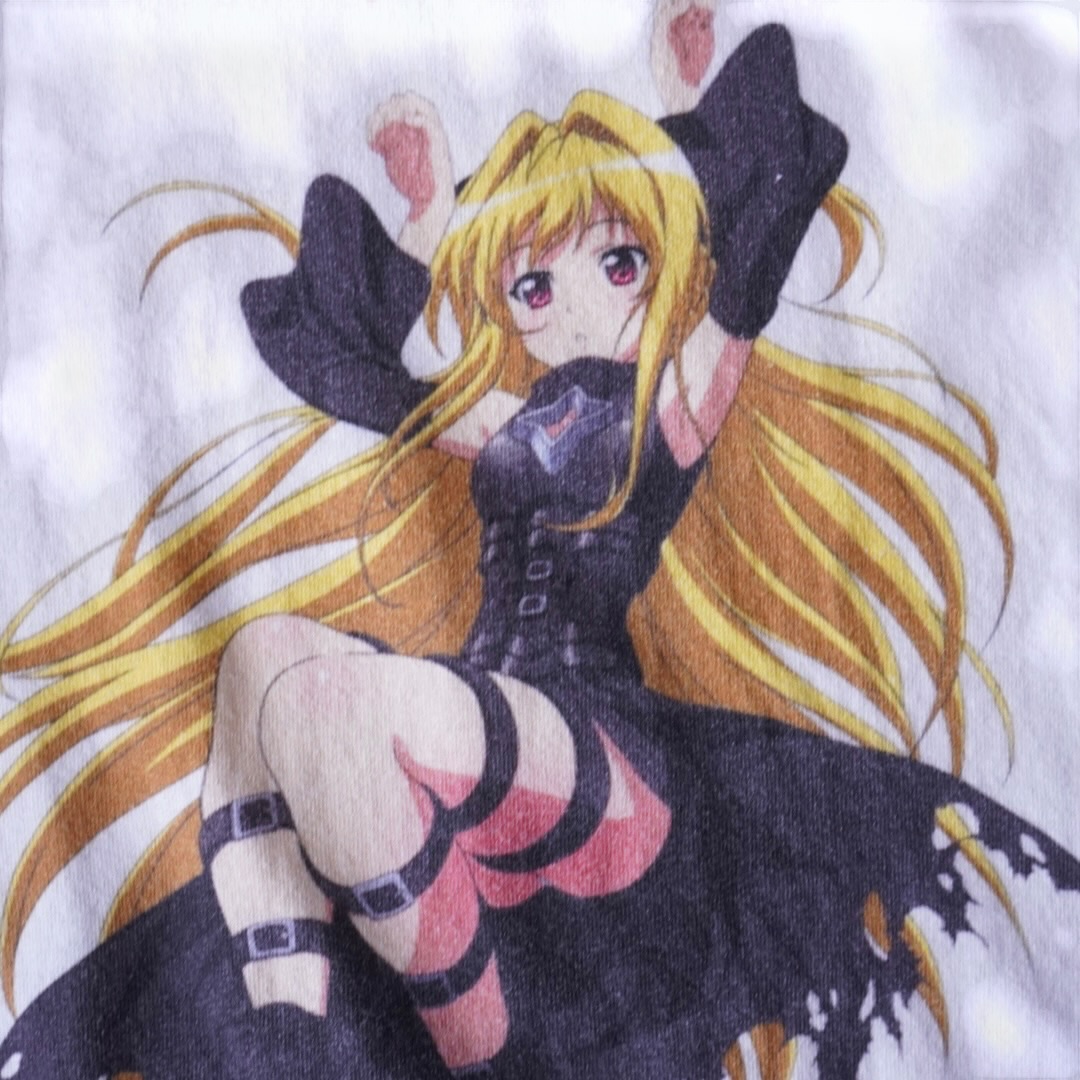 "猫ポーズヤミちゃん / ToLOVEる" print tee