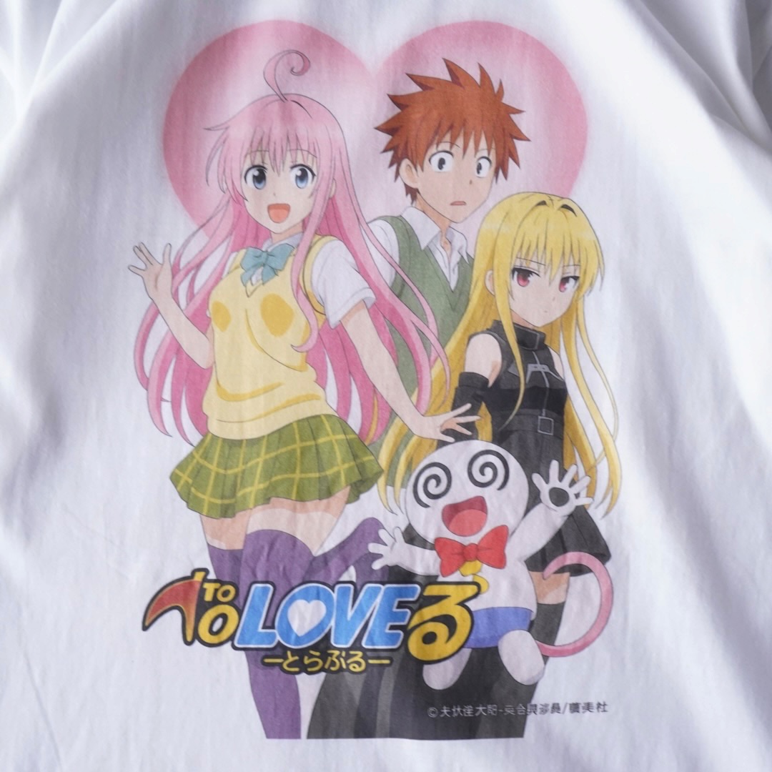 "アニメ版集合グラ / ToLOVEる" print tee