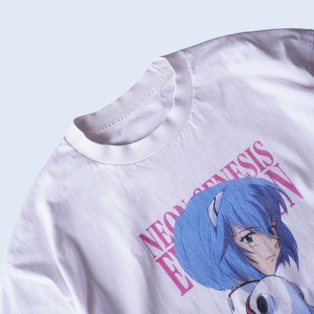 "振り向き綾波 / エヴァンゲリオン" print tee