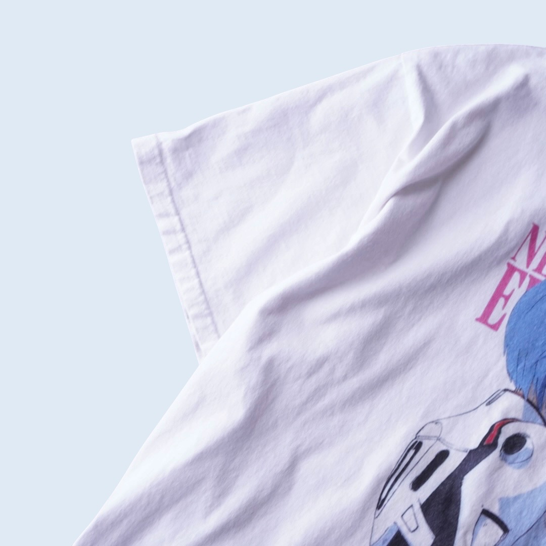 "振り向き綾波 / エヴァンゲリオン" print tee