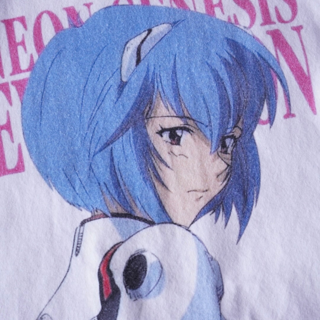 "振り向き綾波 / エヴァンゲリオン" print tee