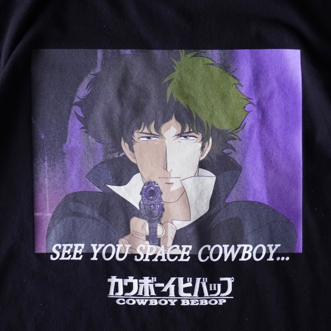 "スパイクのピン / カウボーイビバップ" official print tee
