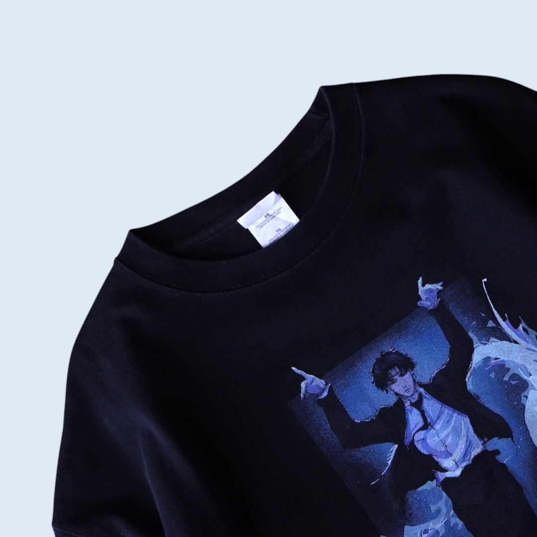 "ヨークシン編クロロリャンメン / HUNTER×HUNTER" double side print tee