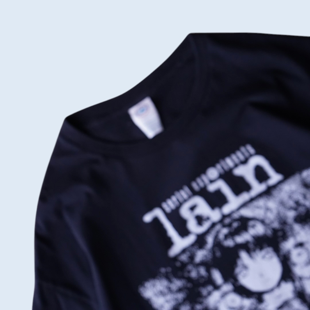 "モノトーン玲音 / serial experiments lain" print tee