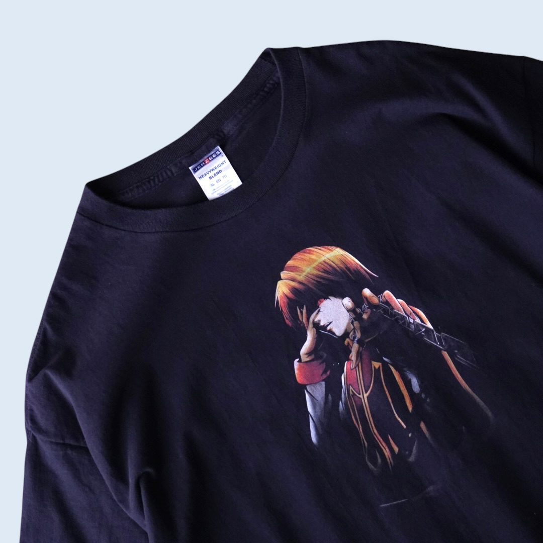 "リャンメンクラピカ / HUNTER×HUNTER" double side print tee