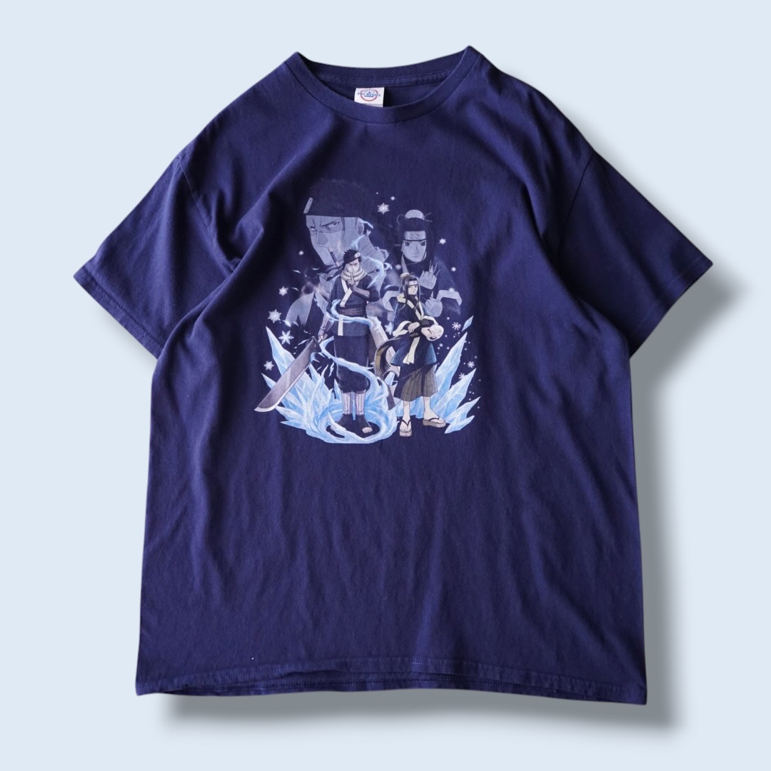 "再不斬&白 / NARUTO" print tee