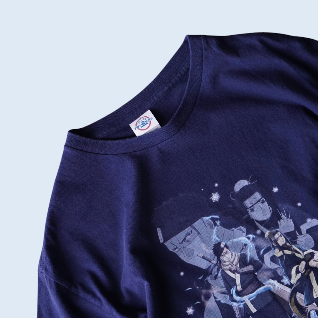 "再不斬&白 / NARUTO" print tee