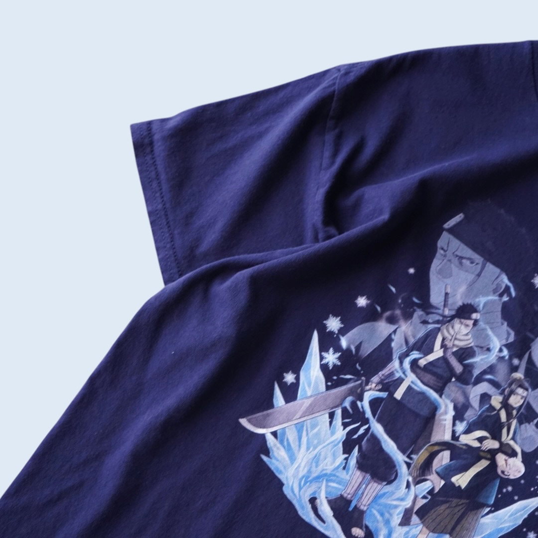"再不斬&白 / NARUTO" print tee