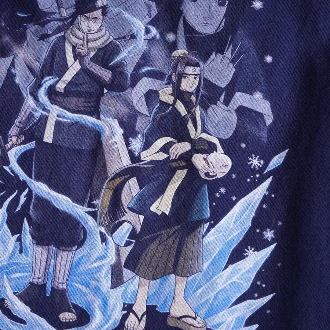 "再不斬&白 / NARUTO" print tee