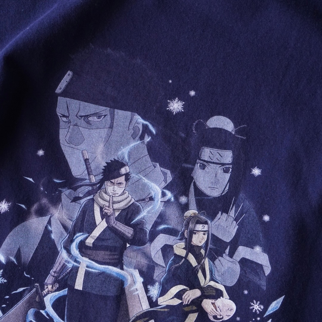 "再不斬&白 / NARUTO" print tee