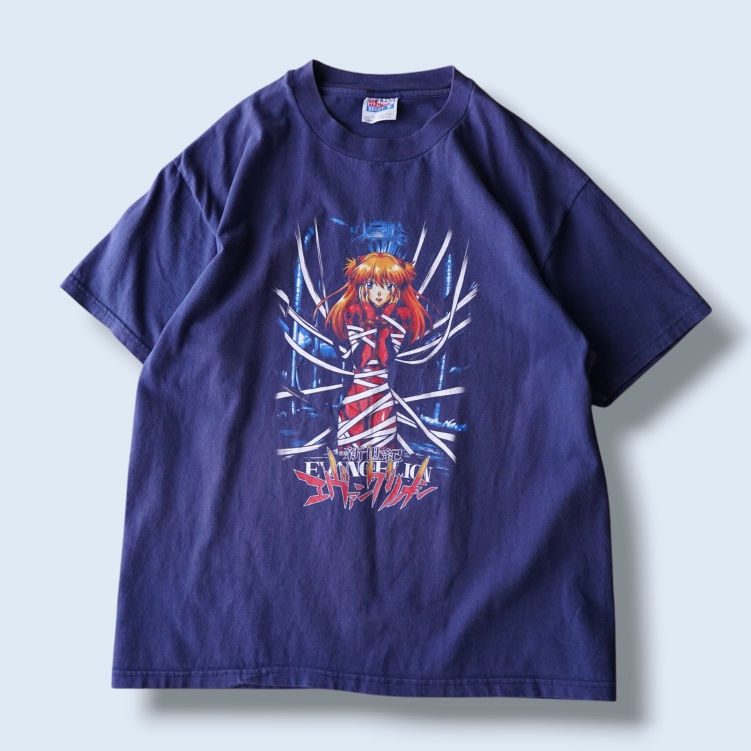 "綾波パロアスカ / エヴァンゲリオン" print tee