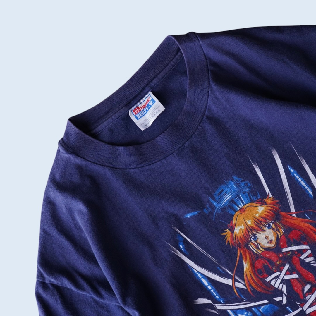 "綾波パロアスカ / エヴァンゲリオン" print tee