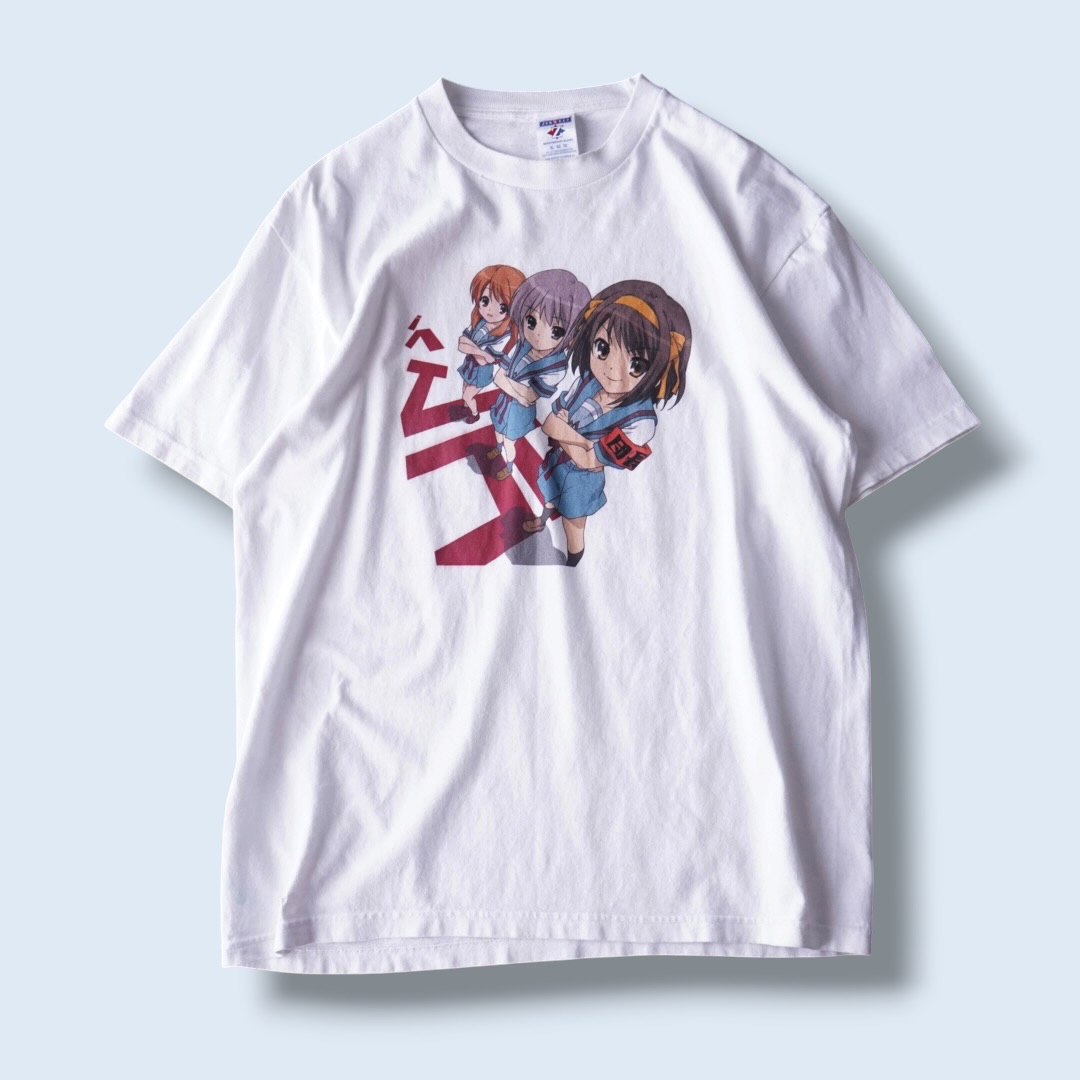 "ハルヒ&長門&みくる / 涼宮ハルヒの憂鬱" print tee