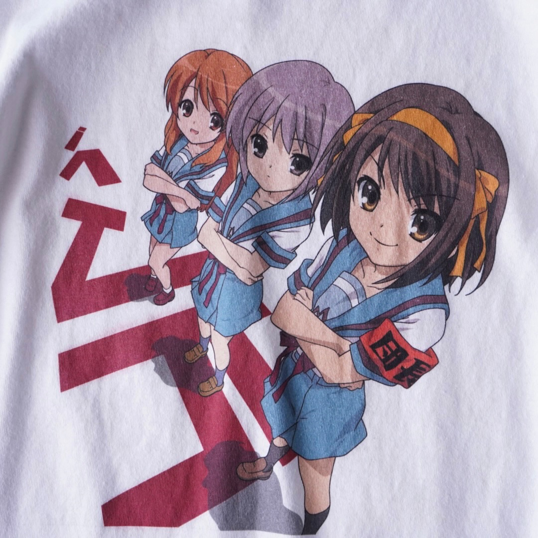 "ハルヒ&長門&みくる / 涼宮ハルヒの憂鬱" print tee