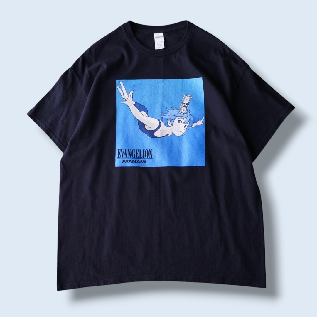 "NEVERMINDパロ綾波 / エヴァンゲリオン" print tee