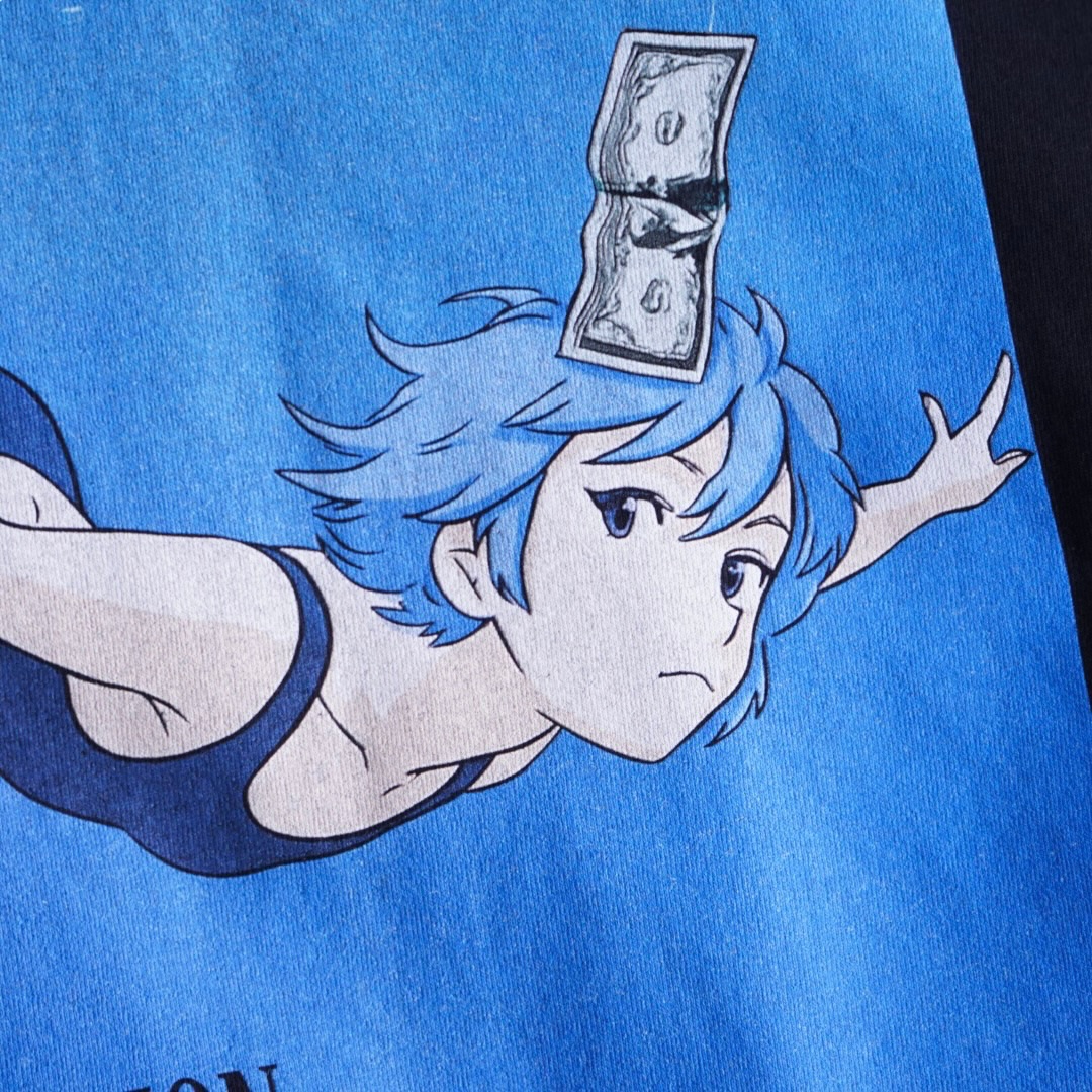 "NEVERMINDパロ綾波 / エヴァンゲリオン" print tee