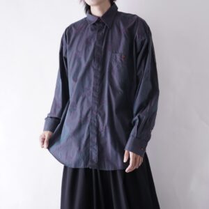 like China pattern iridescent dress shirt