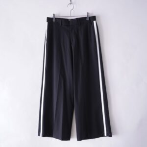side line design wide slacks