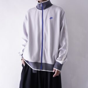 【NIKE】concrete gray × blue tech taste track jacket