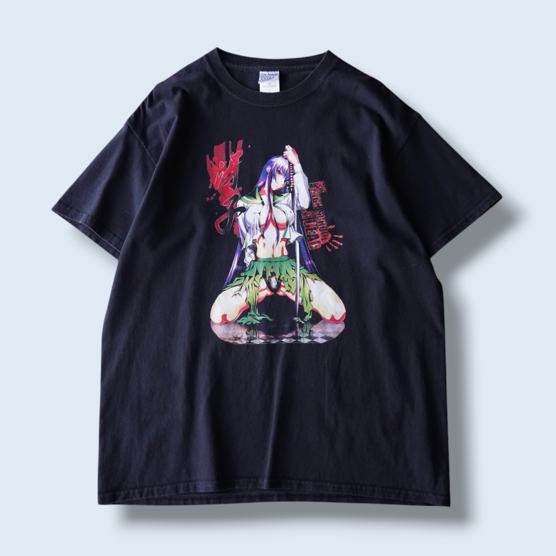 "冴子微エログラ / ハイスクールオブザデッド" print tee