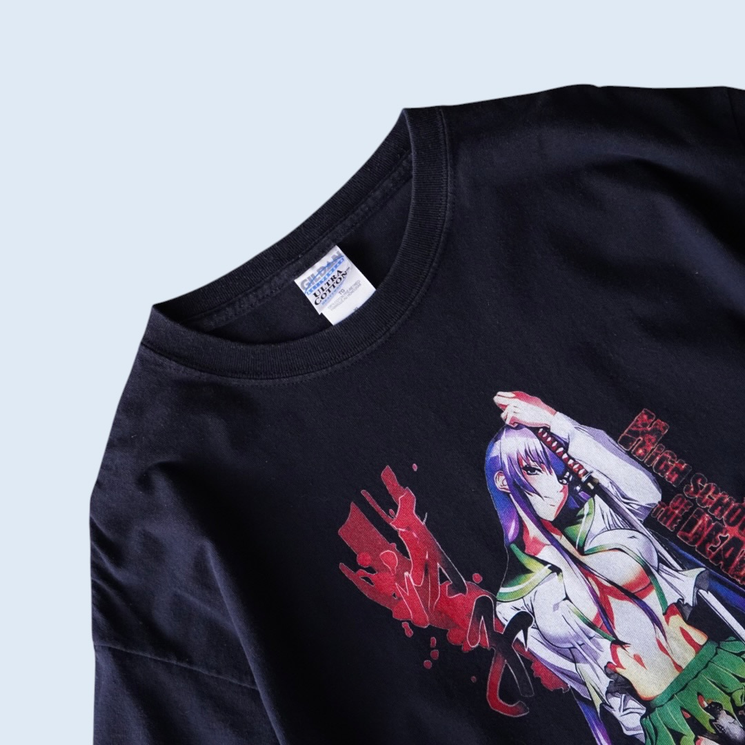 "冴子微エログラ / ハイスクールオブザデッド" print tee