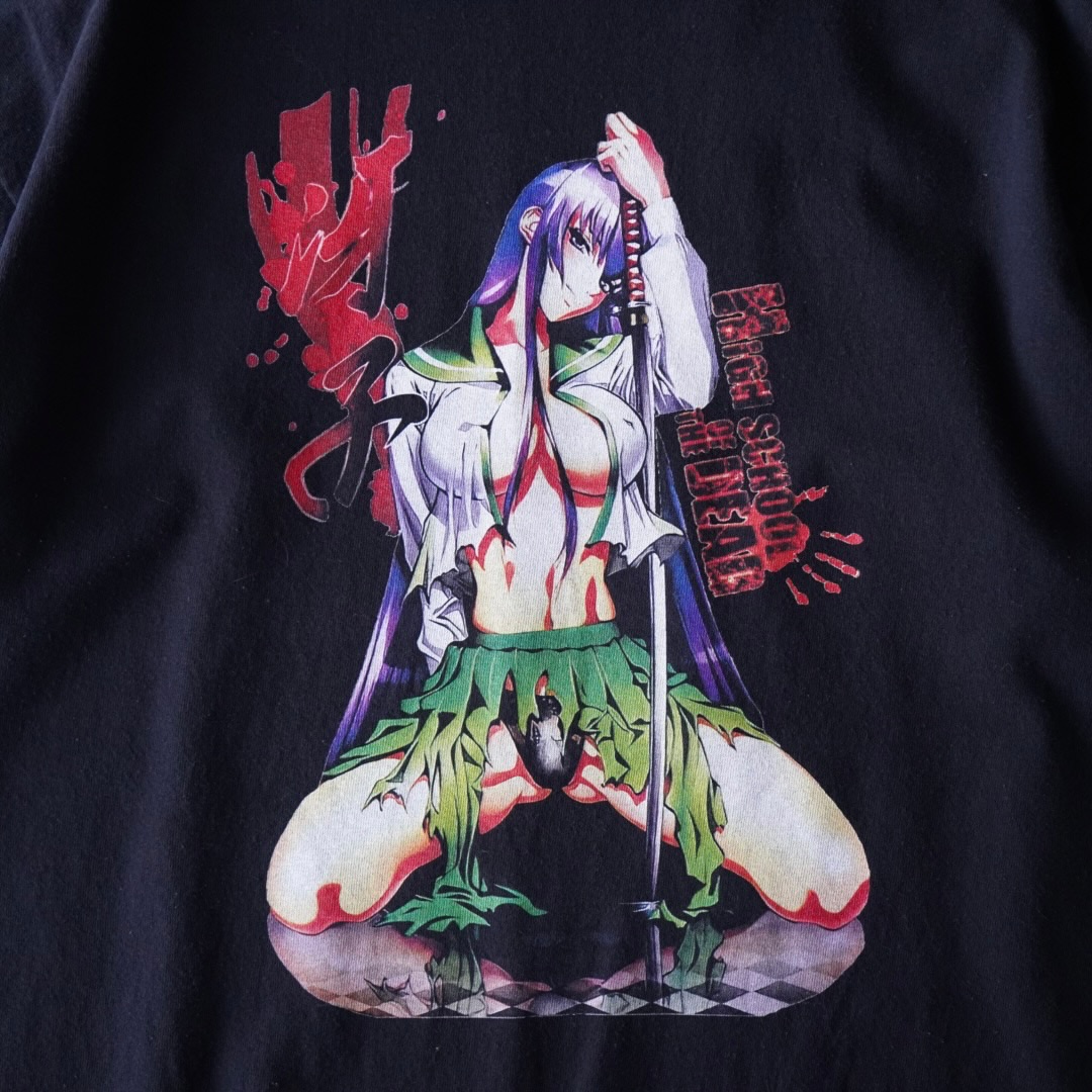 "冴子微エログラ / ハイスクールオブザデッド" print tee