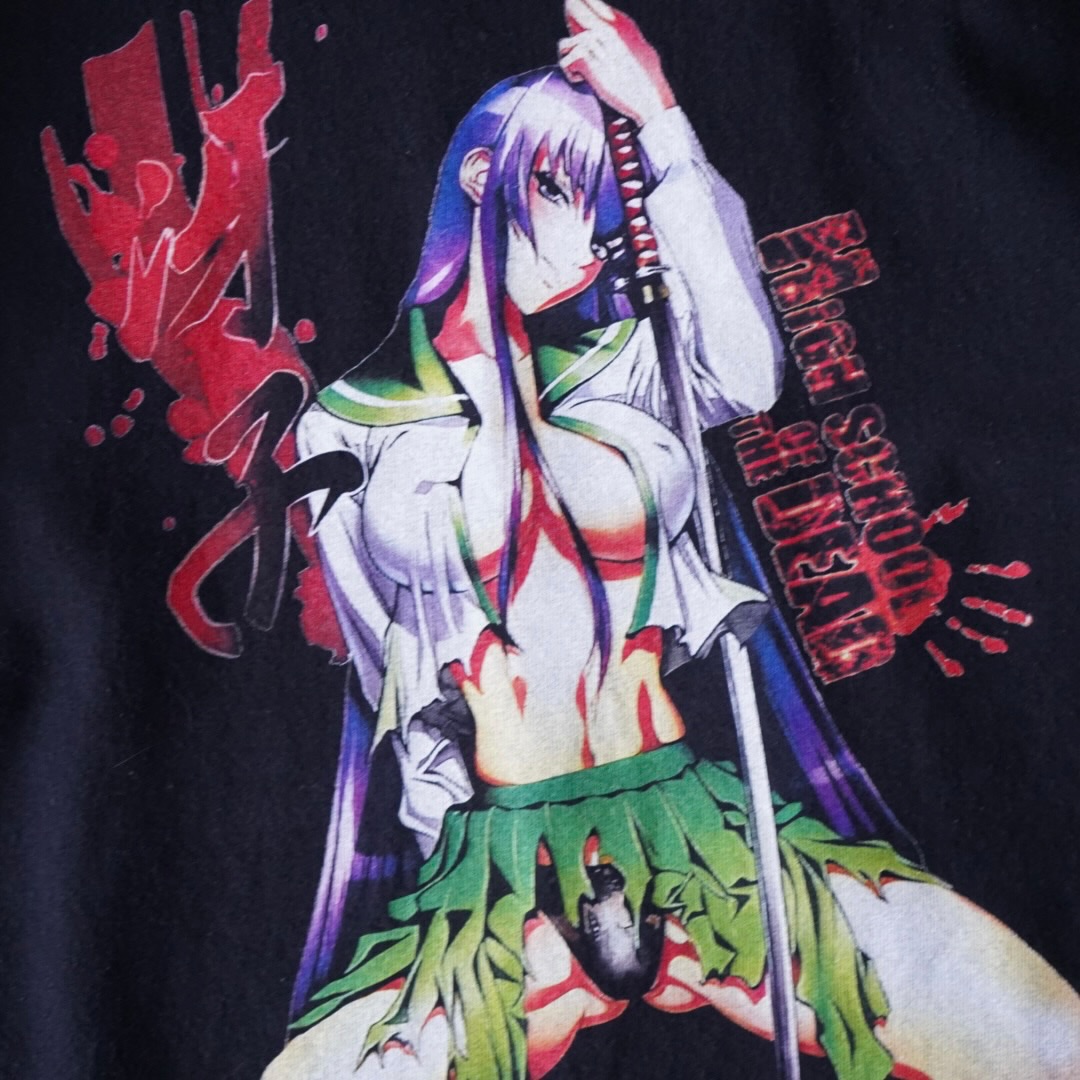 "冴子微エログラ / ハイスクールオブザデッド" print tee