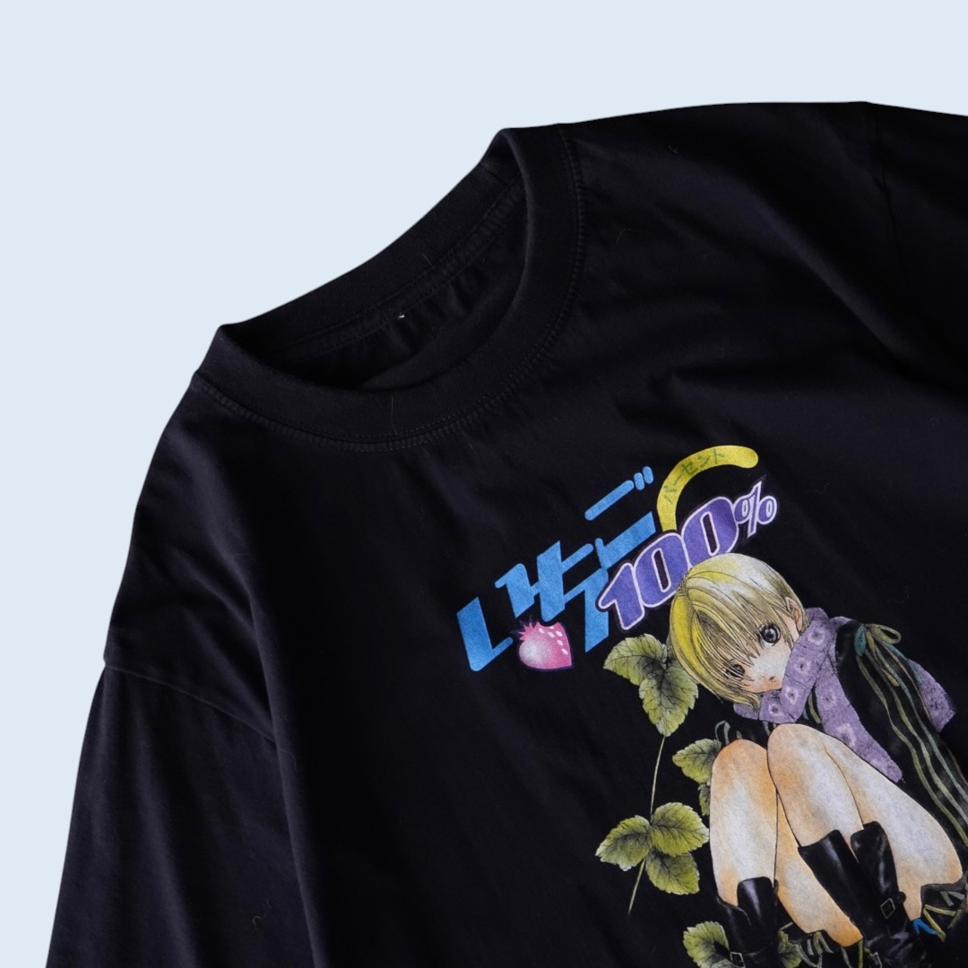 "つかさのピン / いちご100%" print tee
