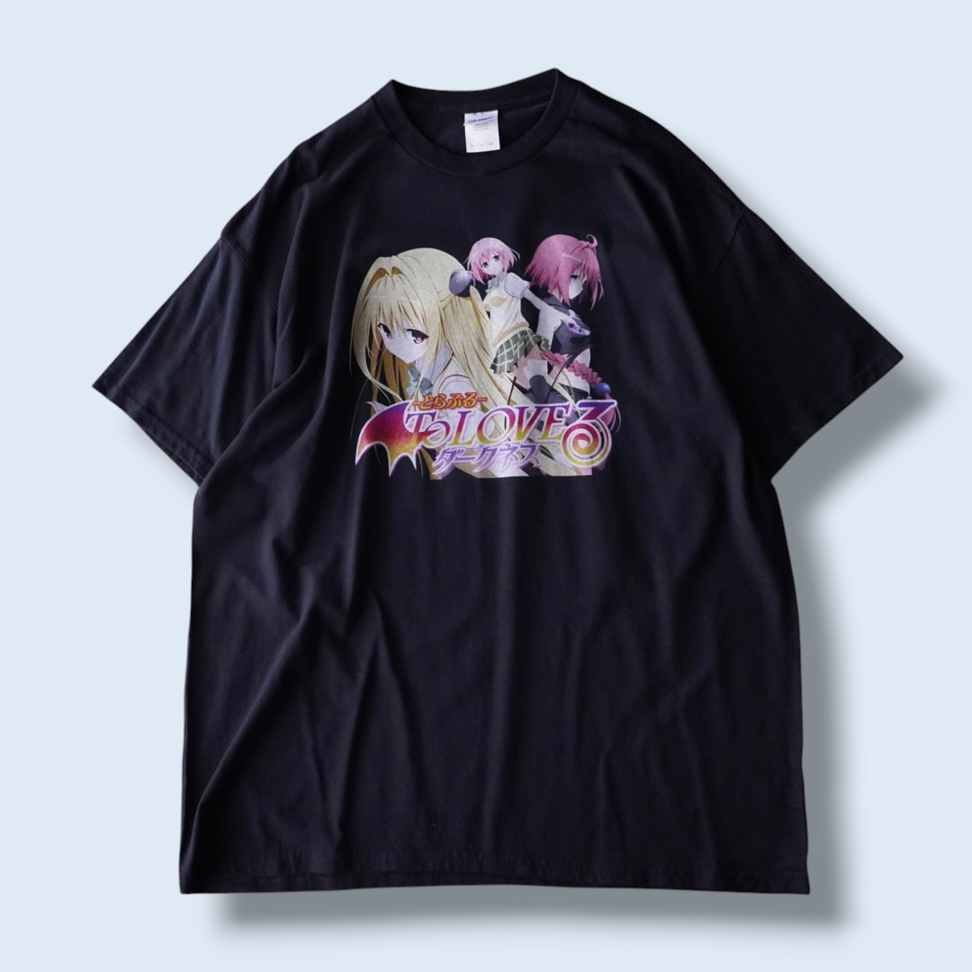 "ヤミ&モモ&メア / ToLOVEる" print tee