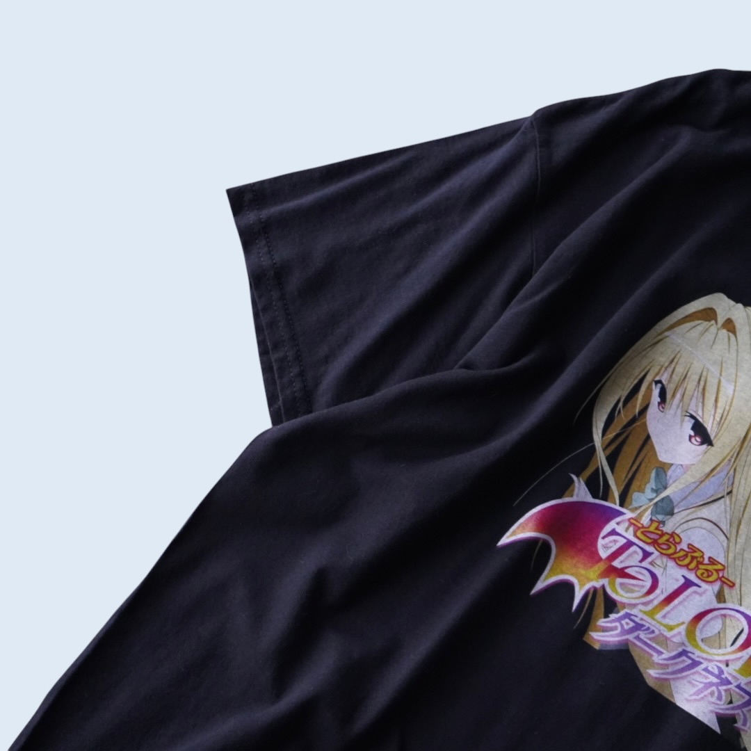 "ヤミ&モモ&メア / ToLOVEる" print tee