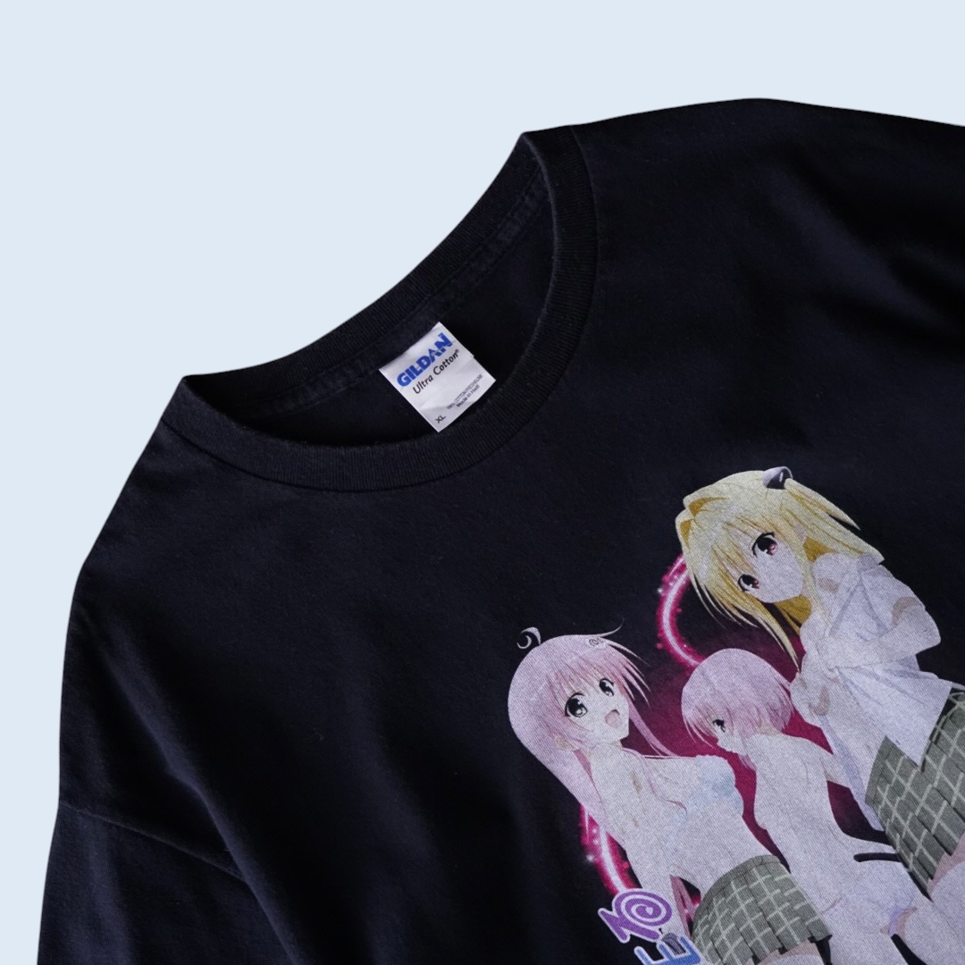 "ララ&モモ&ヤミ微エロ / ToLOVEる" print tee
