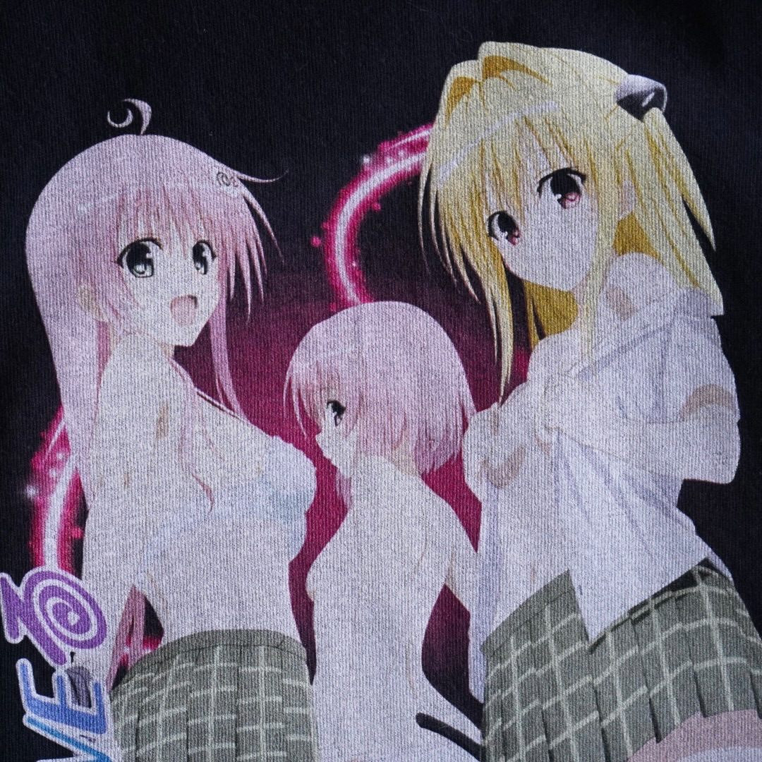 "ララ&モモ&ヤミ微エロ / ToLOVEる" print tee
