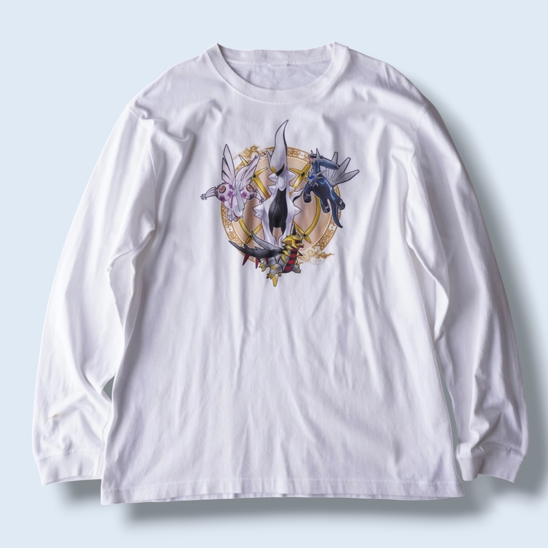 "伝説と幻爆盛り / ポケモン" print L/S tee