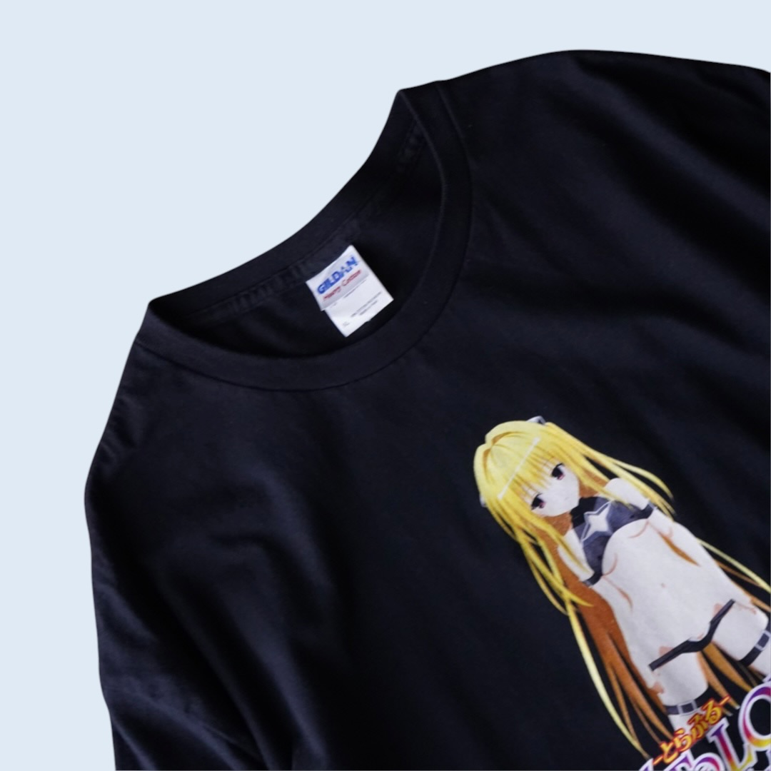 "微エロヤミちゃん / ToLOVEる" print tee